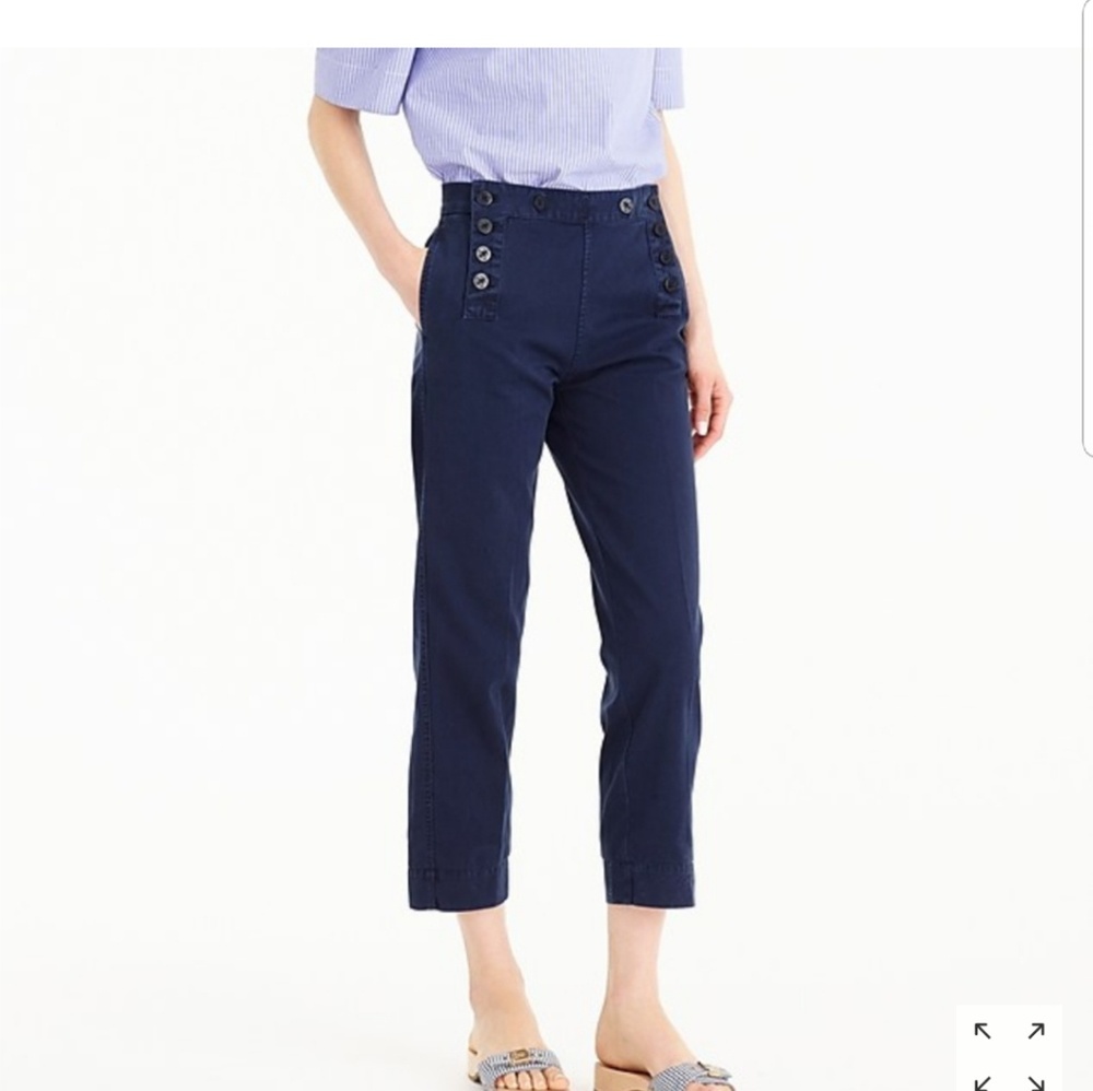 NWT, J. Crew size 6 Sailor Chino Pants